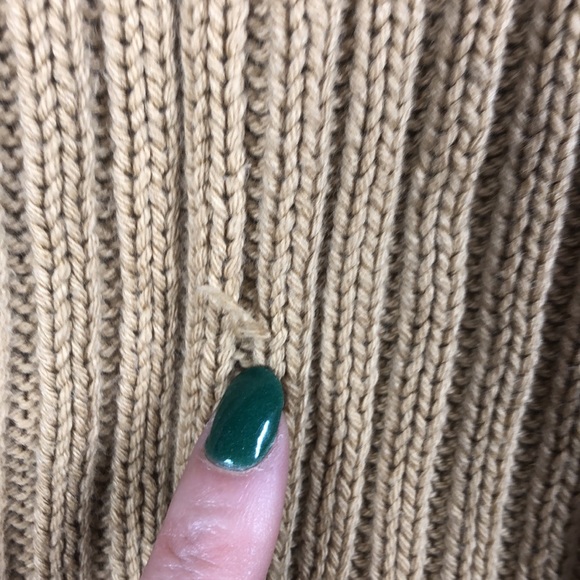 Lauren Ralph Lauren tan sweater vest cardigan size 1X - Picture 8 of 9